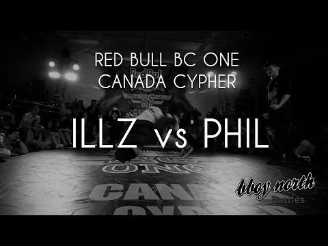 Finals - Illz vs Phil | RED BULL BC ONE CANADA CYPHER 2016 | BBOY NORTH